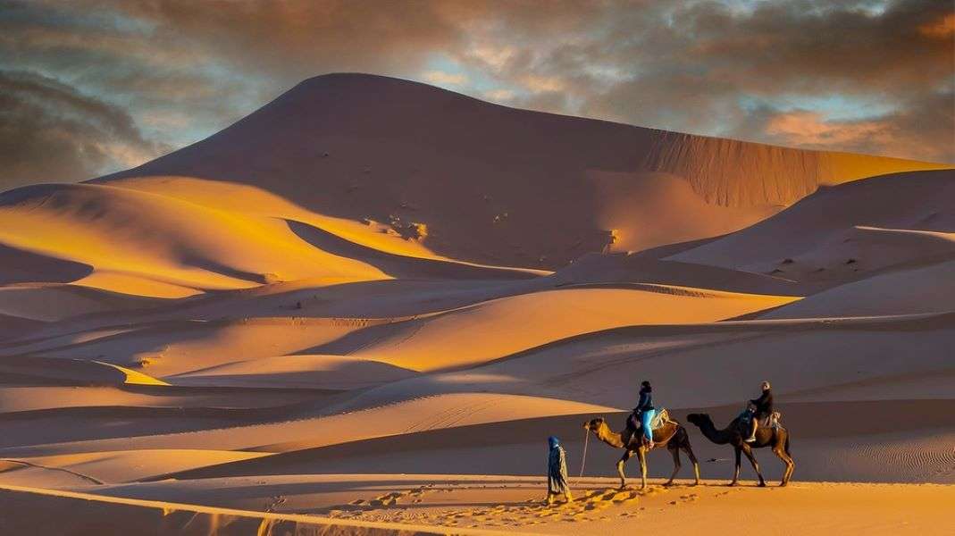 Sahara Desert in Algeria jigsaw puzzle online