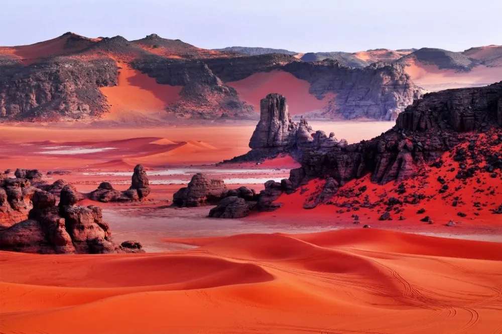 Пустинята Илизи Алжир онлайн пъзел