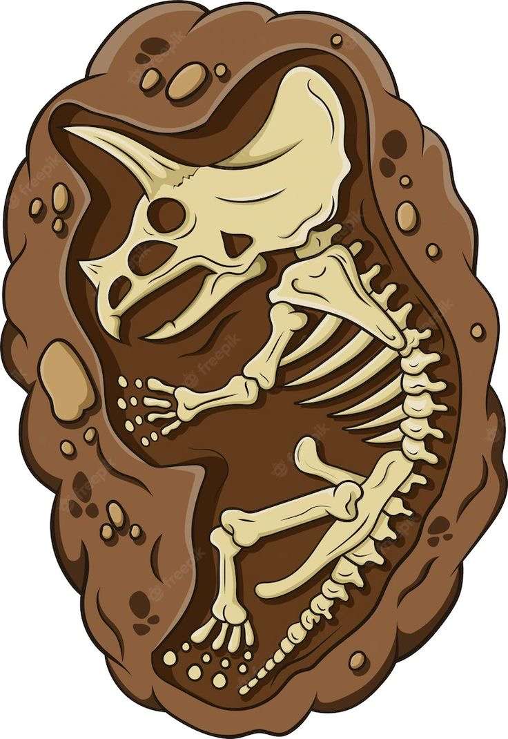 fosilie dino skládačky online