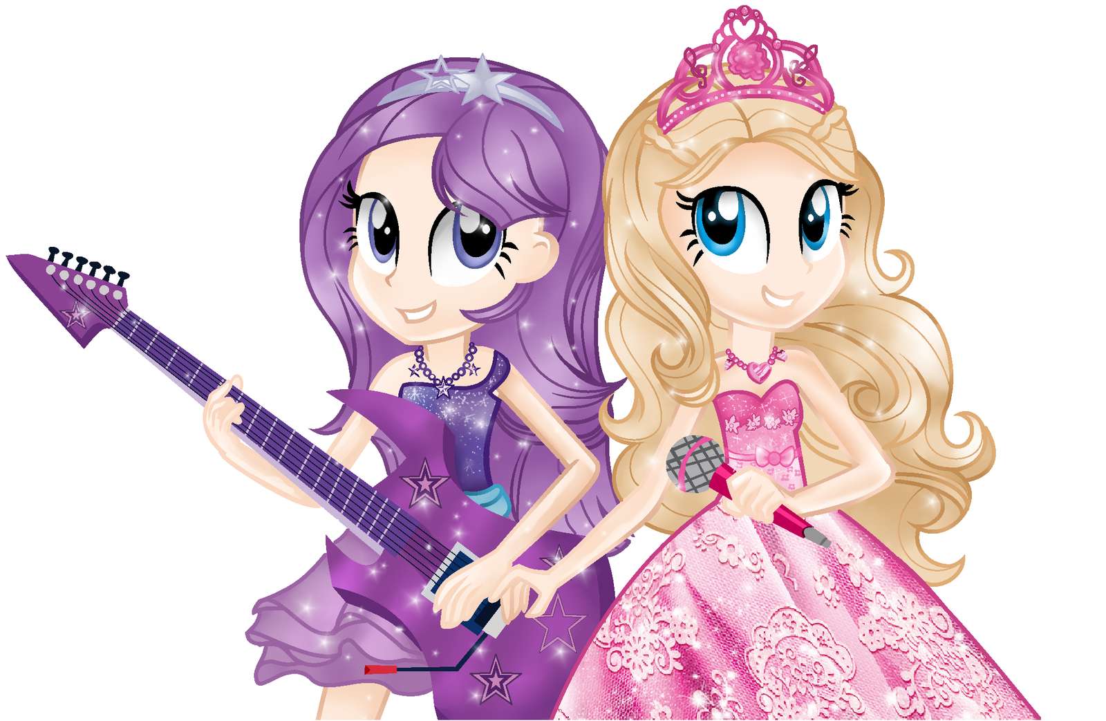 Equestria-meisjes - de prinses en popster legpuzzel online