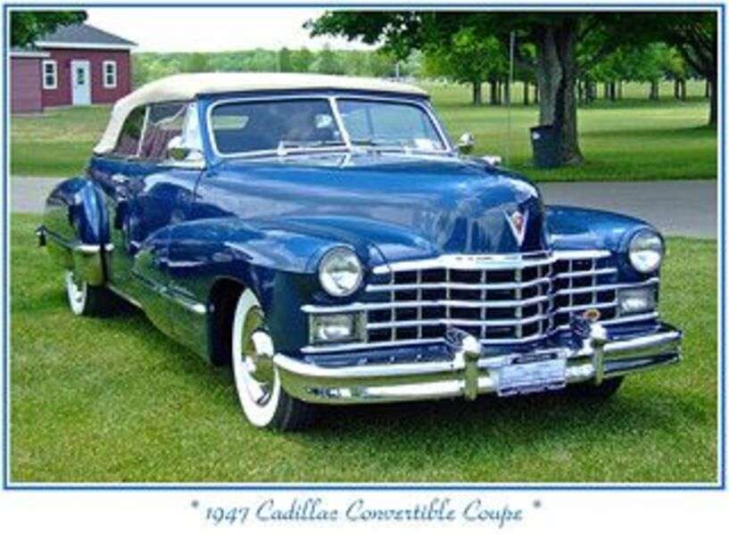 Автомобиль Cadillac Conver Coupe 1947 года №5 онлайн-пазл