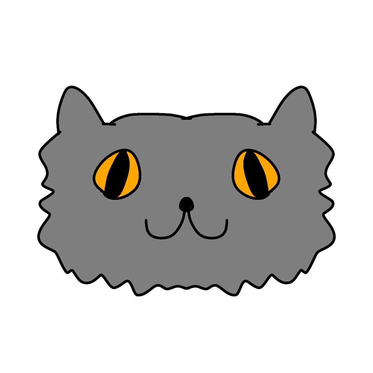 Gatto grigio con occhi color ambra (Sirosmug) puzzle online