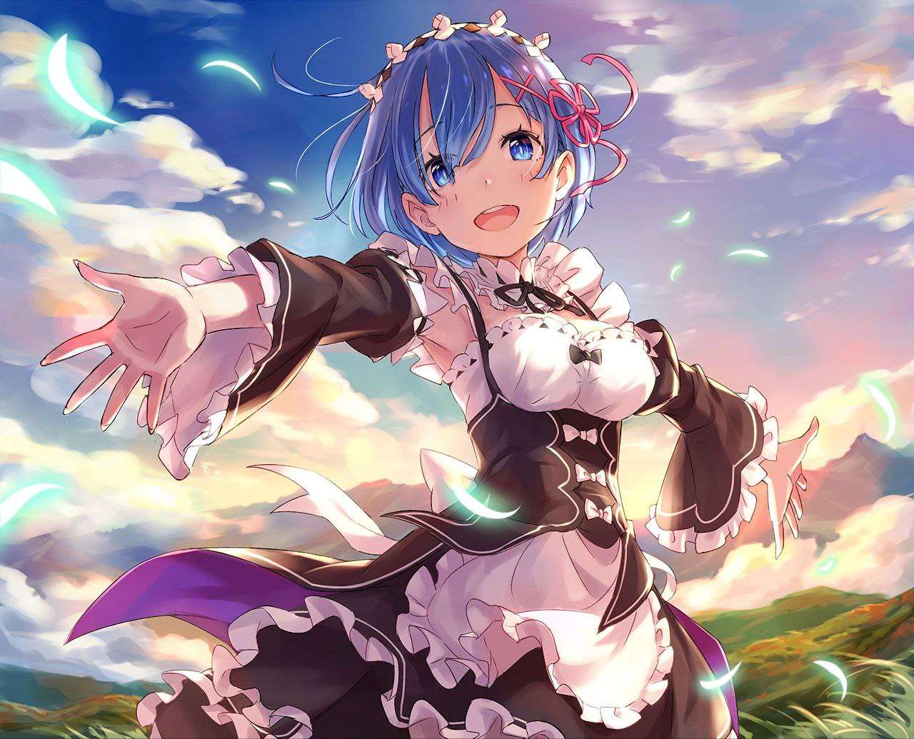 Rem din anime-ul Re:Zero jigsaw puzzle online