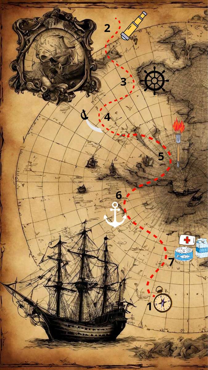 карта піратів v2 пазл онлайн