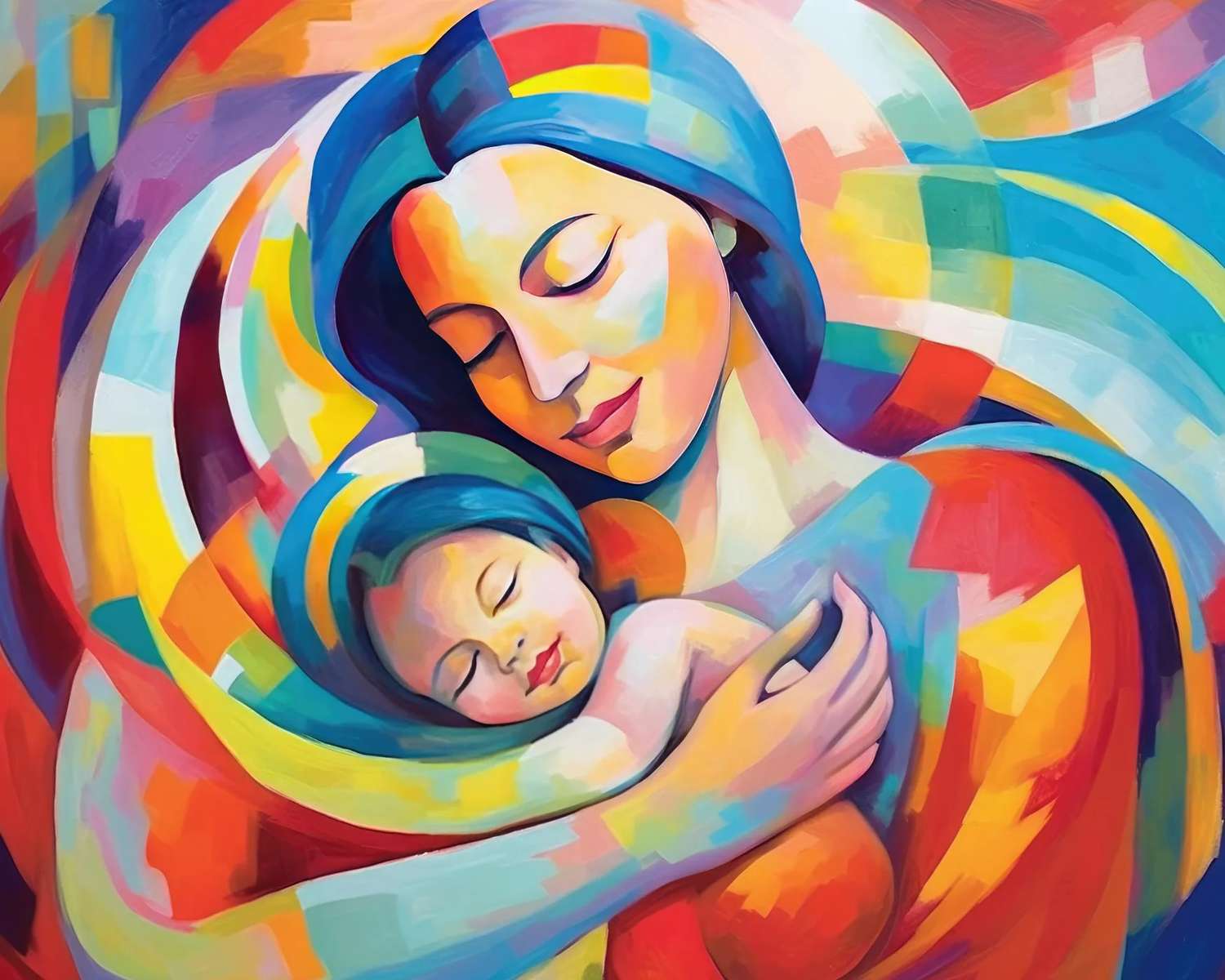 Mother and child jigsaw puzzle online
