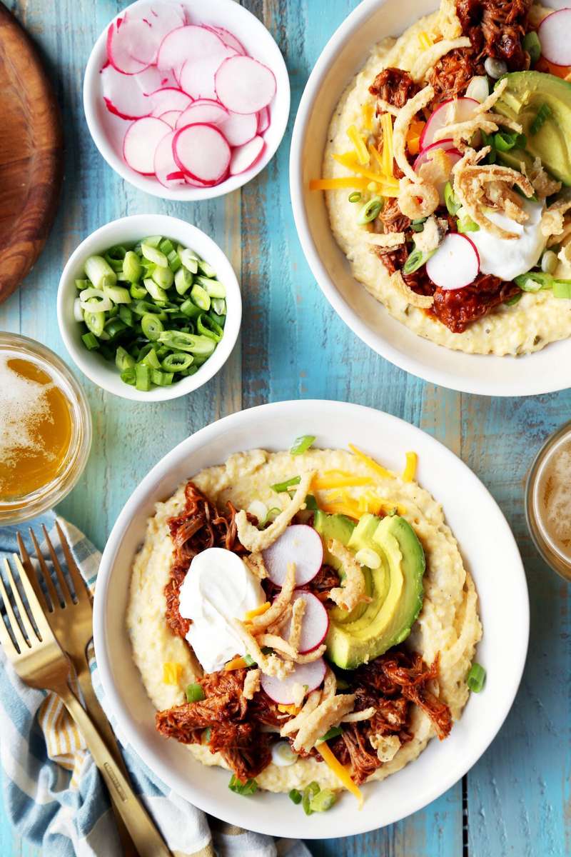 Pulled Pork & Grits online puzzle