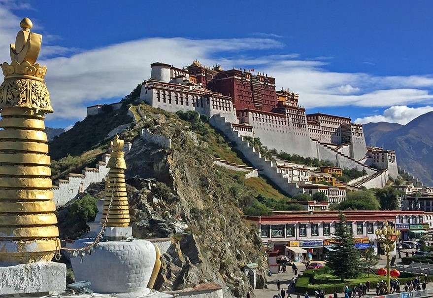 Tibet - China puzzle online