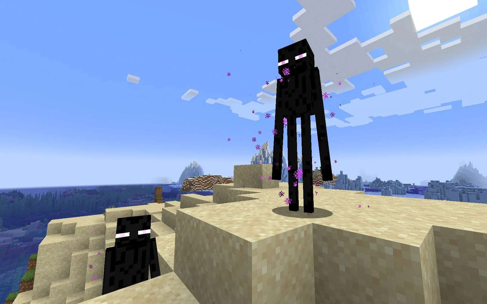 Minecraft - enderman online puzzle