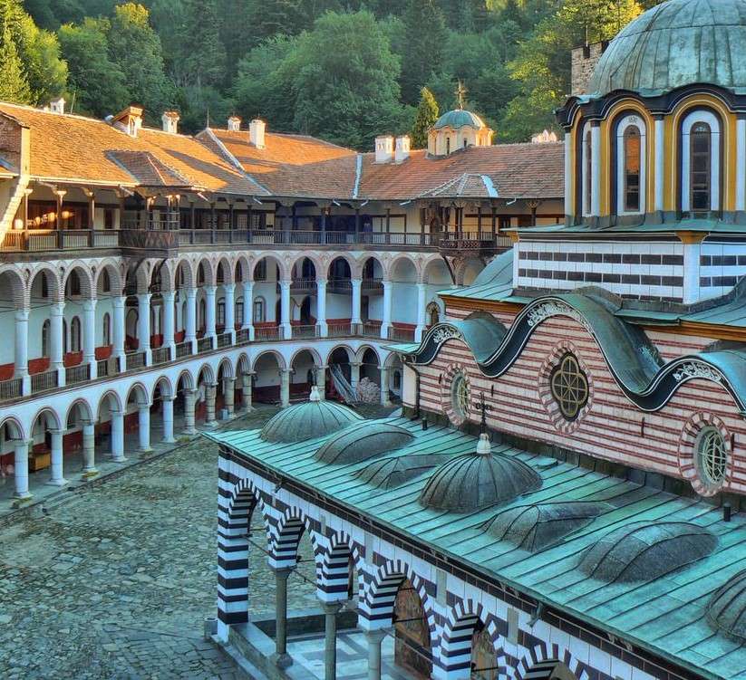 Monasterio de Rila (llamado Monasterio de Rila), Bulgaria rompecabezas en línea