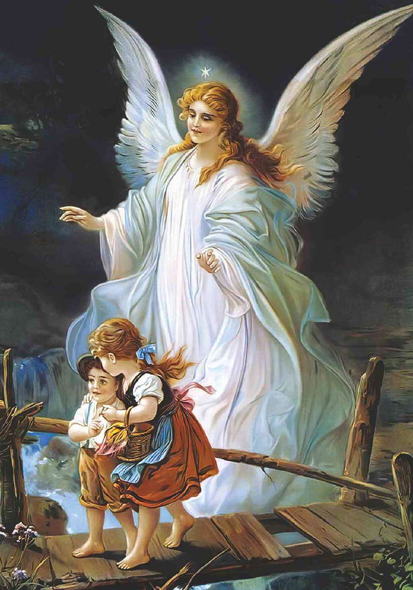 ангел-хранитель пазл онлайн