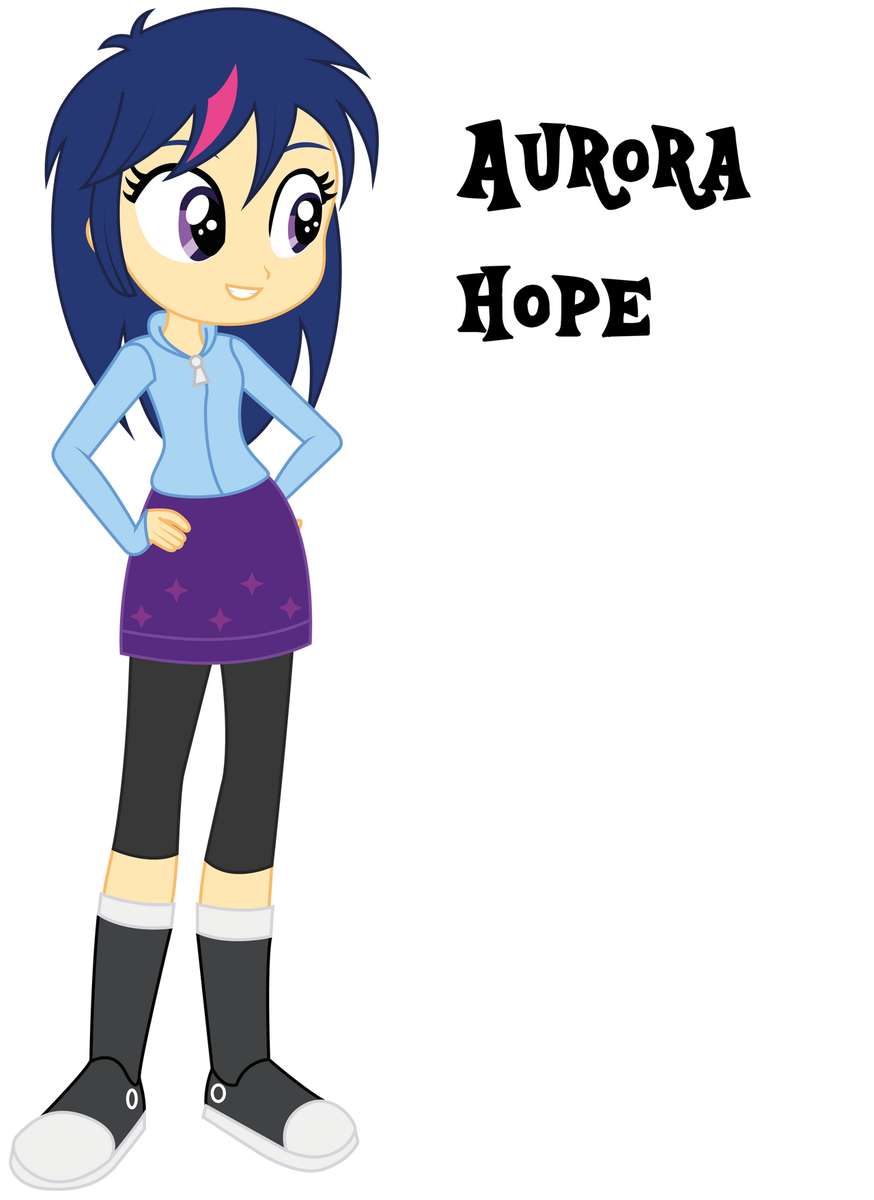 Equestria Girls Next-Gen: Aurora Hope de Lhenao pe puzzle online