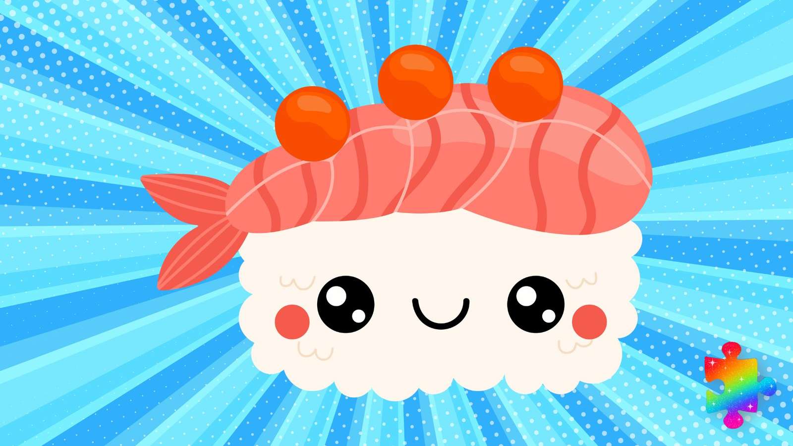 Cute Sushi online puzzle