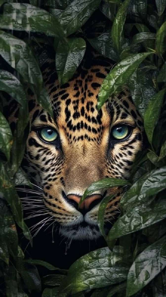 jaguar în junglă puzzle online