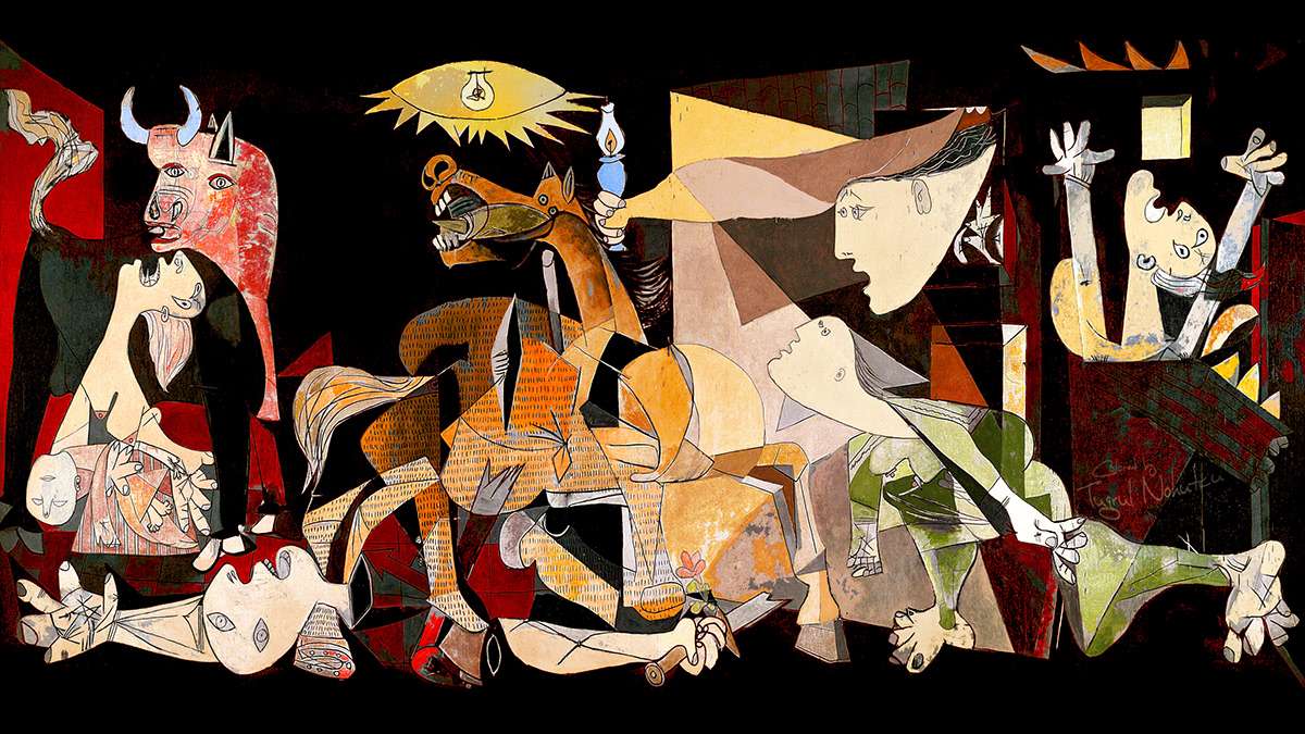 peinture de Guernica puzzle en ligne