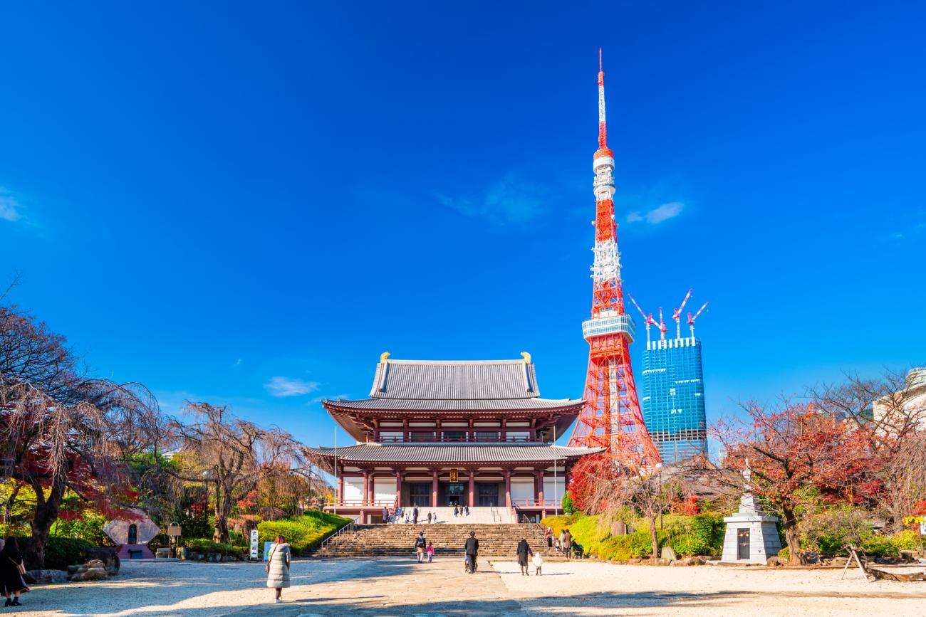 Токийската кула в Япония онлайн пъзел