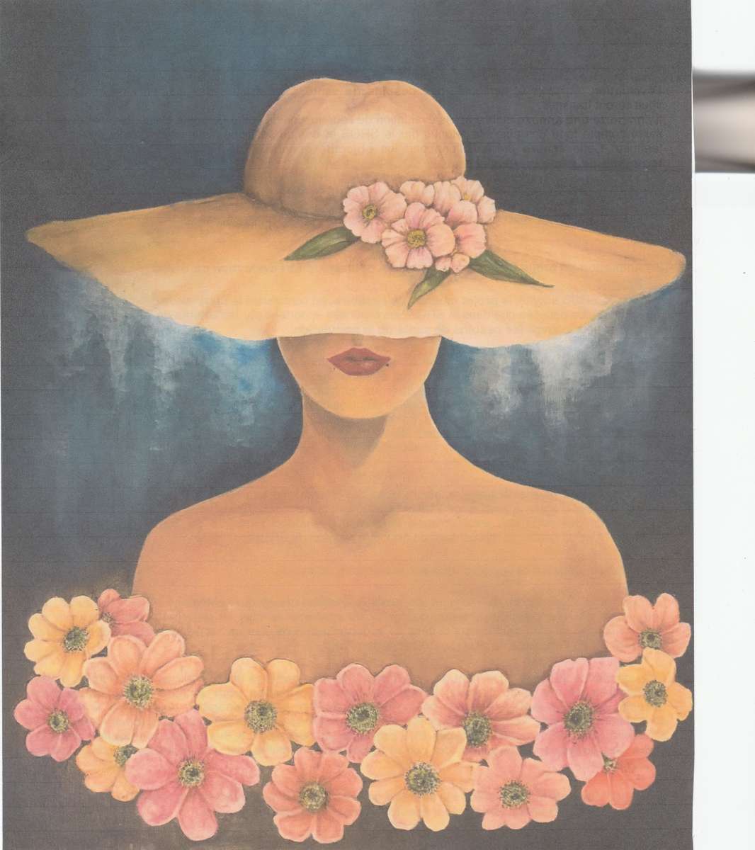 woman with hat jigsaw puzzle online