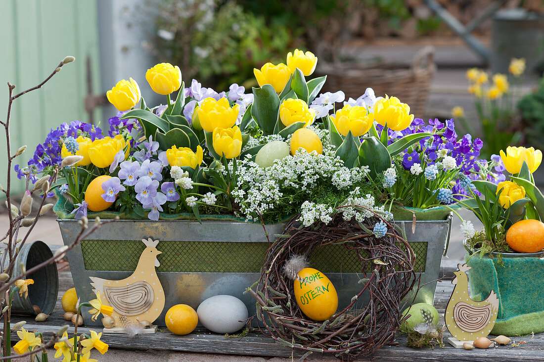 Velikonoční dekorace skládačky online