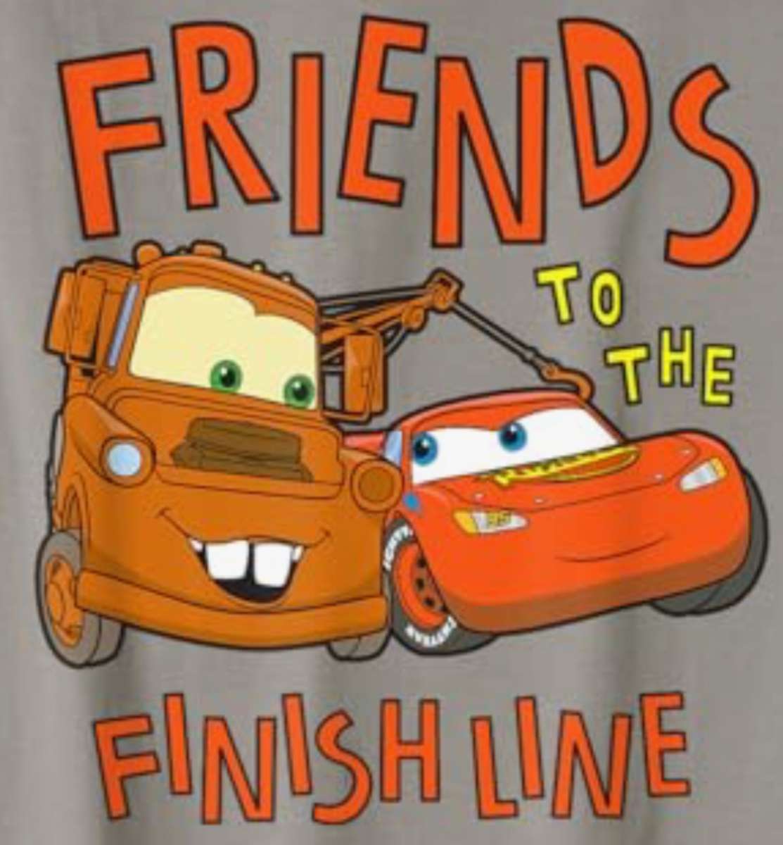 Friends To The Finish Line McQueen & Mater❤️❤️❤️❤️ skládačky online