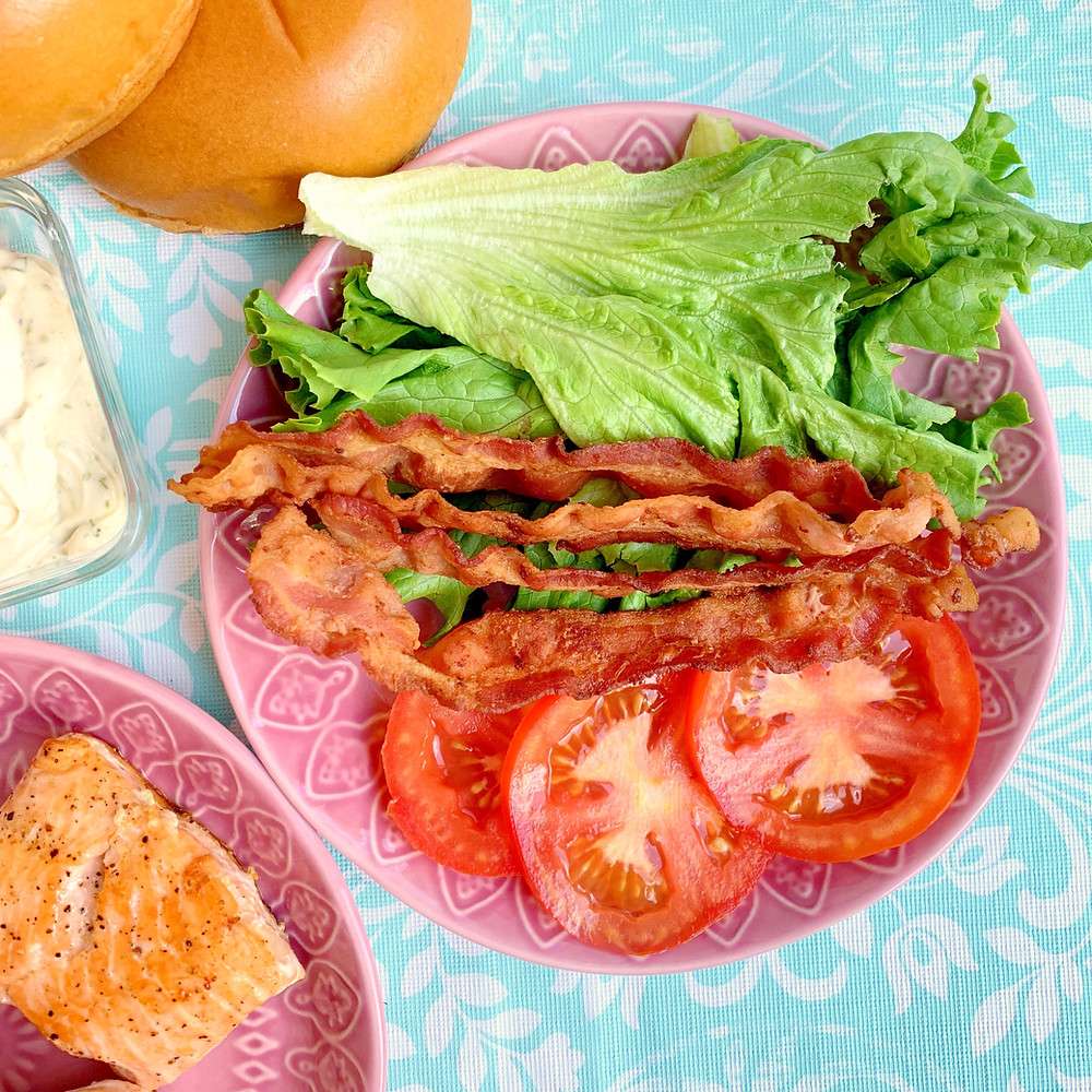 Preparare panini al salmone BLT puzzle online
