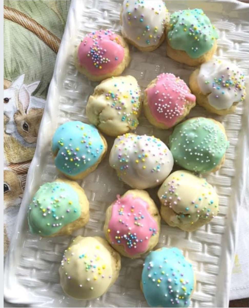 Velikonoční anisette cookies! online puzzle