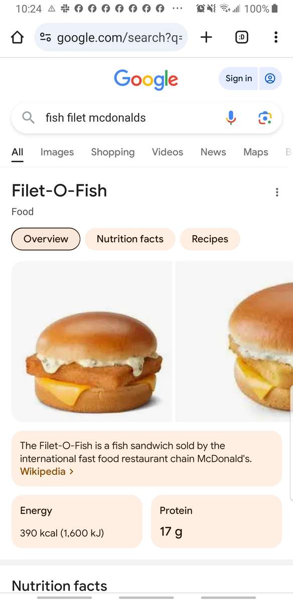 Fish sandwich puzzle online puzzle