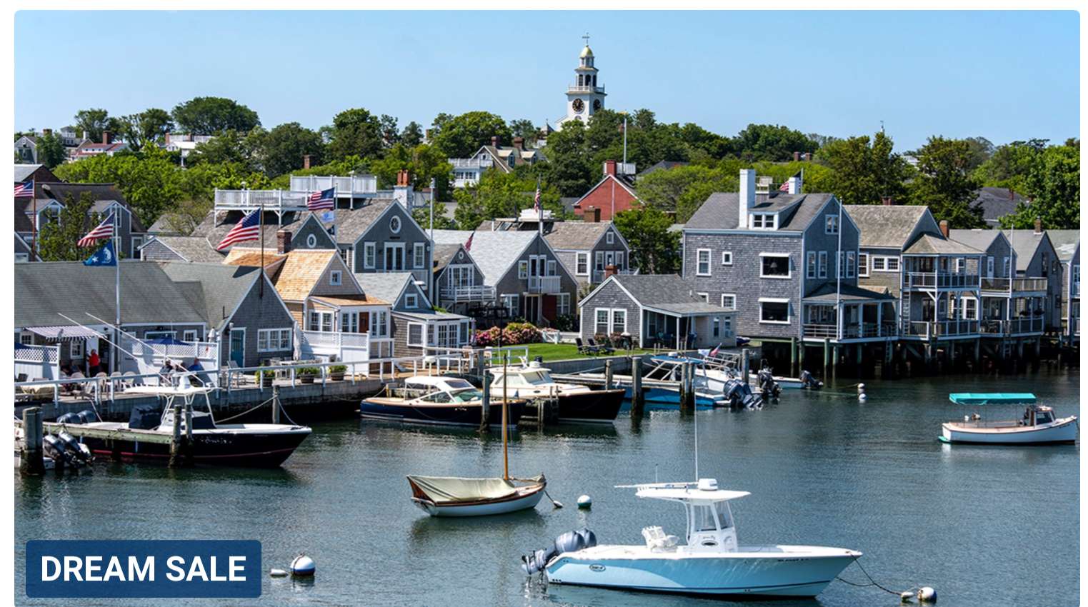 Hajók a kikötőben Maine partján online puzzle
