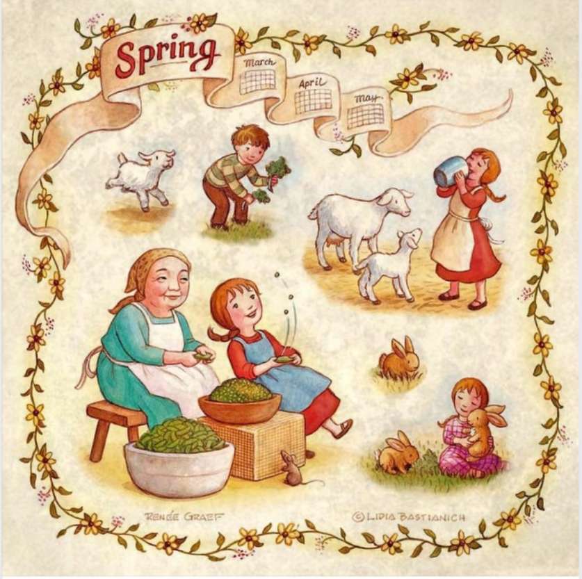 A primavera chegará em breve. puzzle online