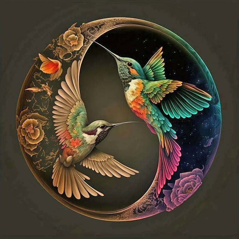 tanec kolibříků skládačky online