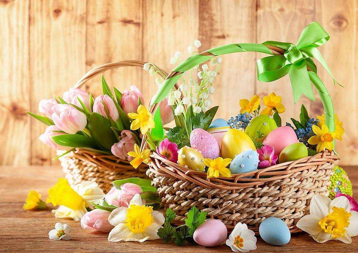 velikonoční vajíčka skládačky online