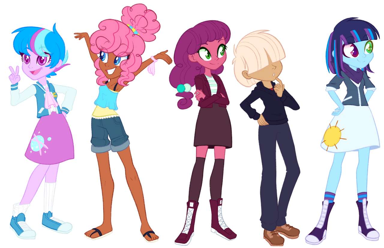 Base Edit] The Gang's All Here (EqG Designs) by Ch jigsaw puzzle online