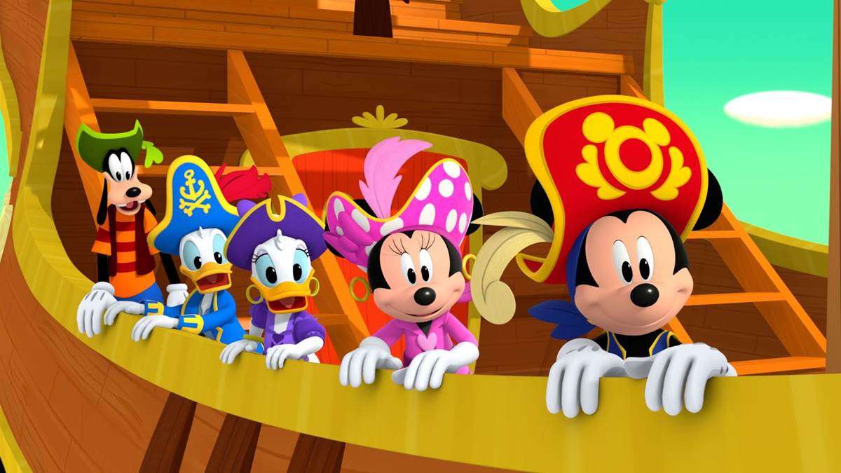 Mickey a přátelé online puzzle