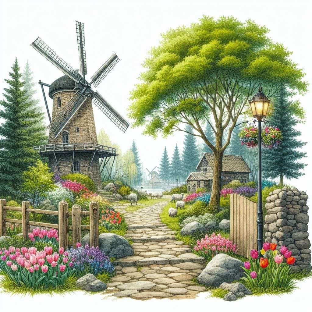 Paysage Holland puzzle en ligne