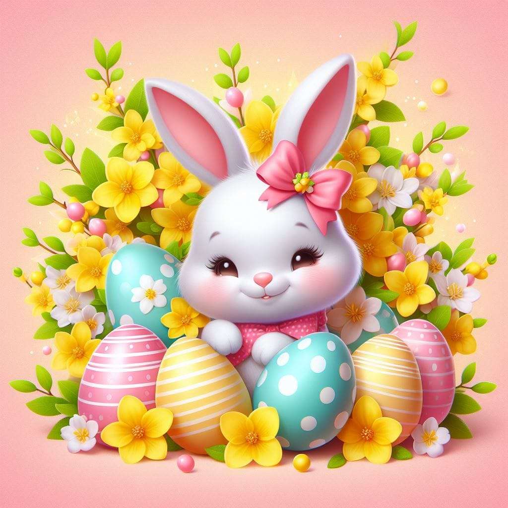 Easter Bunny online puzzle