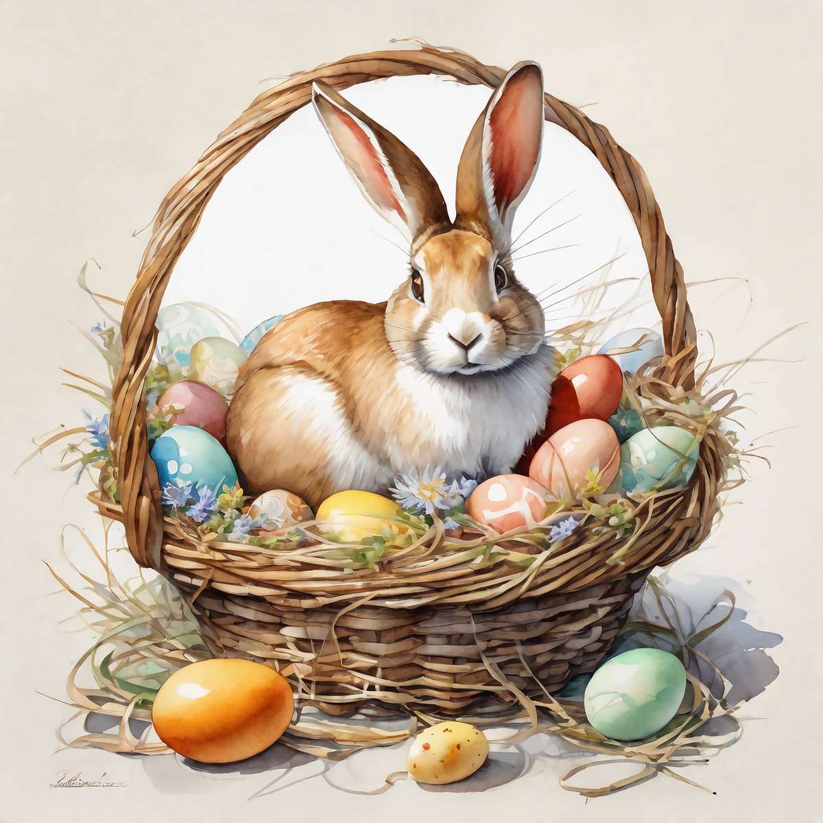 Happy Easter online puzzle