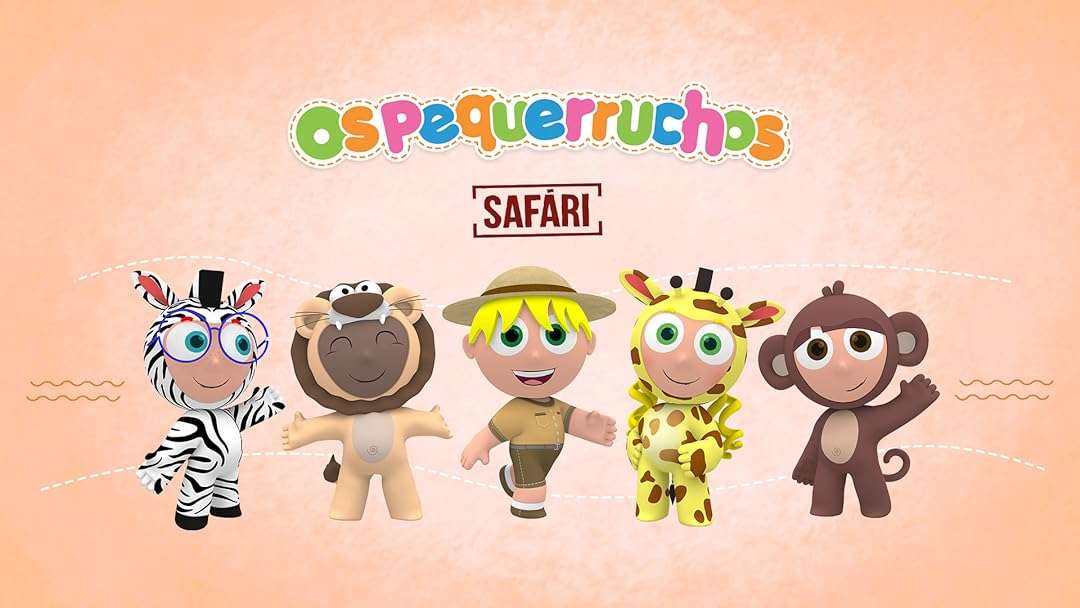 Os Pequerruchos: Safari rompecabezas en línea