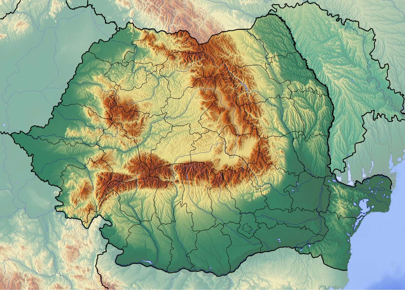 Munții Carpați Online-Puzzle