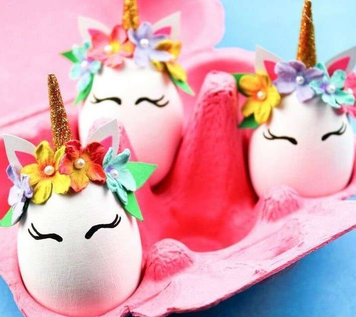 Gusci d'uovo decorati puzzle online
