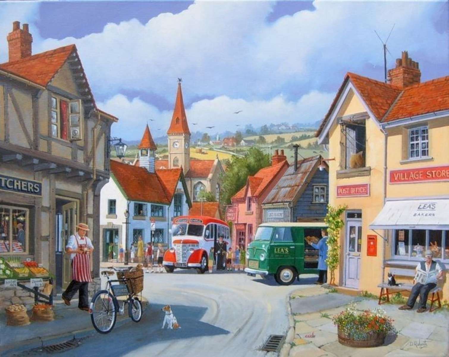 Nice town jigsaw puzzle online