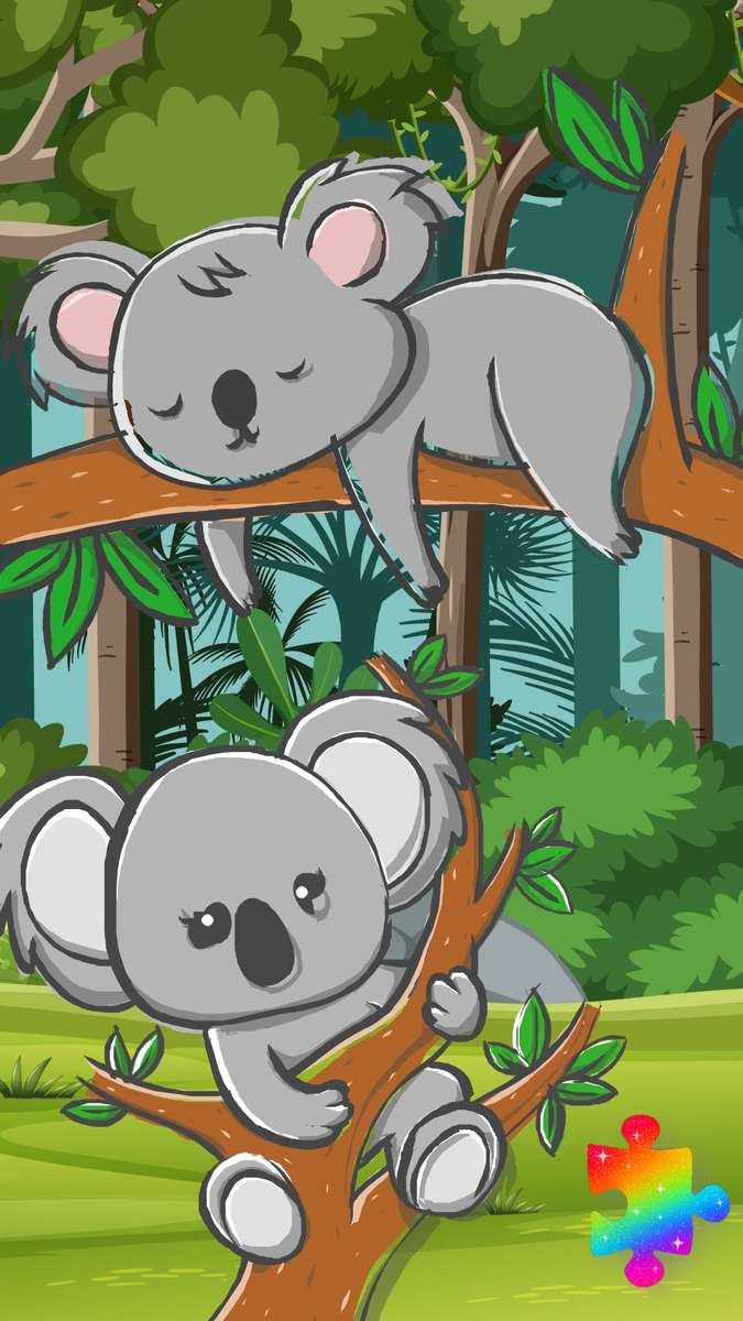 Aranyos koalák S kirakós online