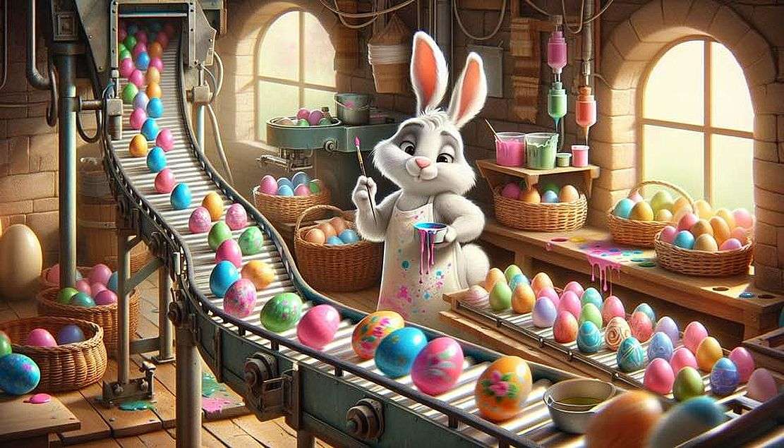 Fabbrica di uova di Pasqua puzzle online