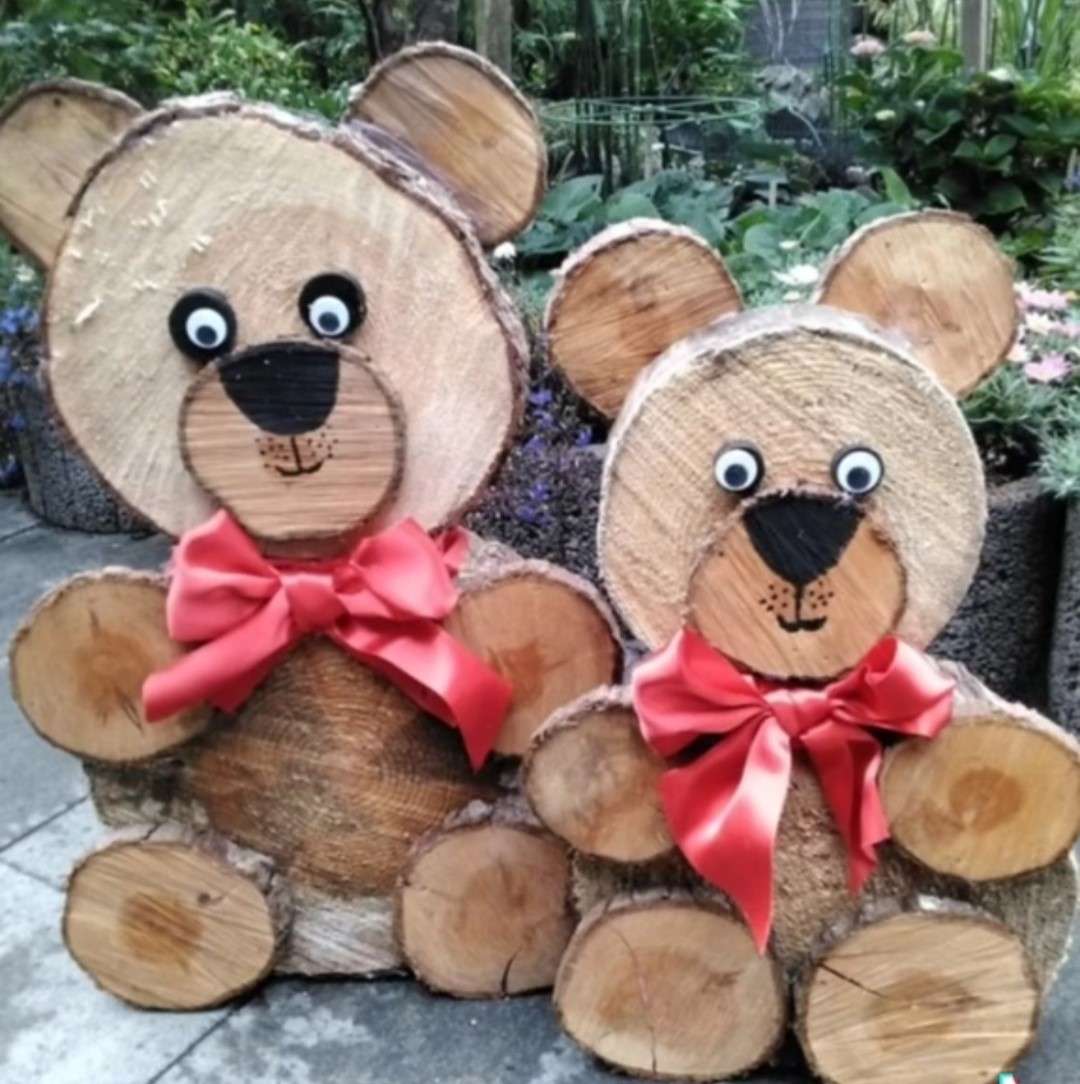 ξύλινα αρκουδάκια παζλ online