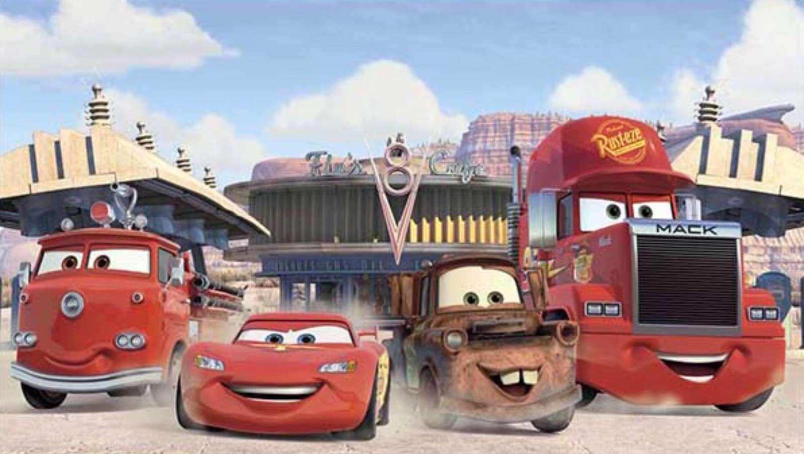 Disney Cars Friends Finish❤️❤️❤️❤️ online παζλ