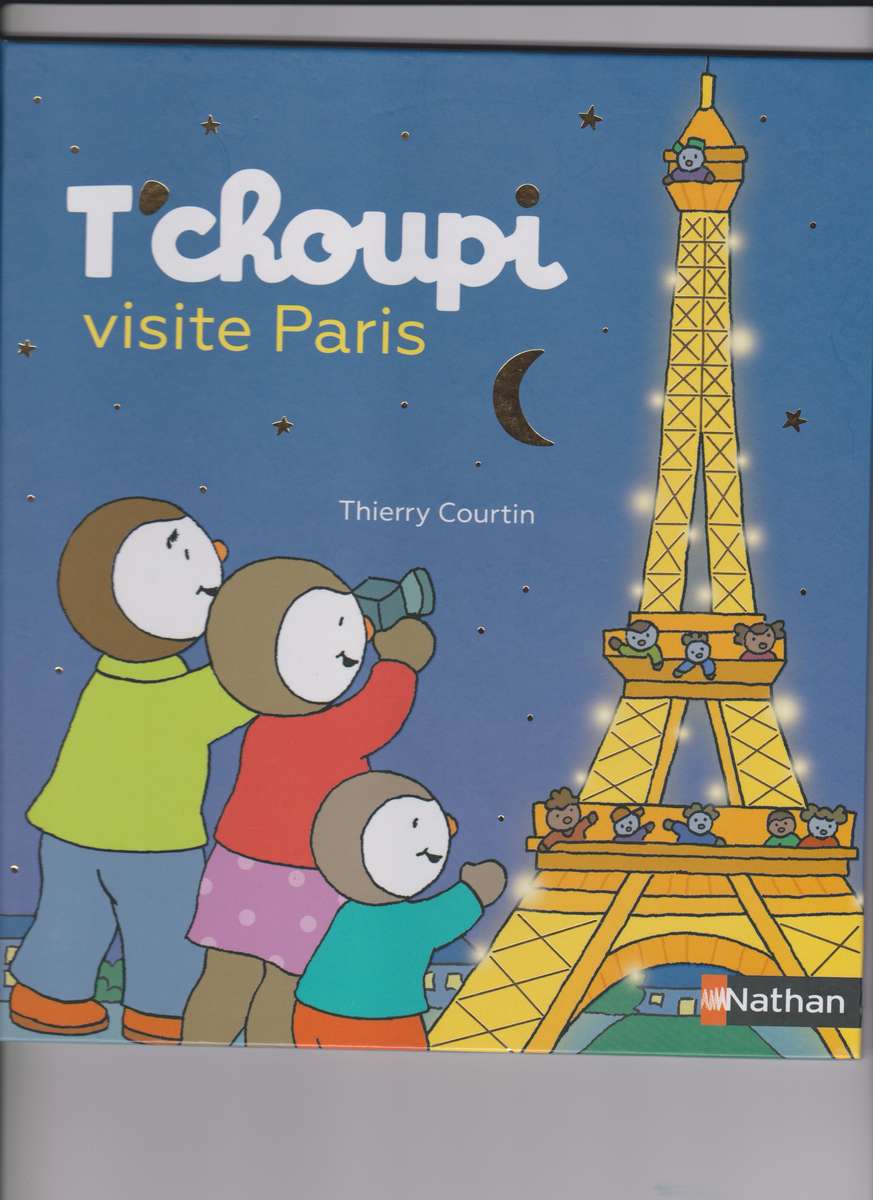 Tchoupi besöker Paris pussel på nätet