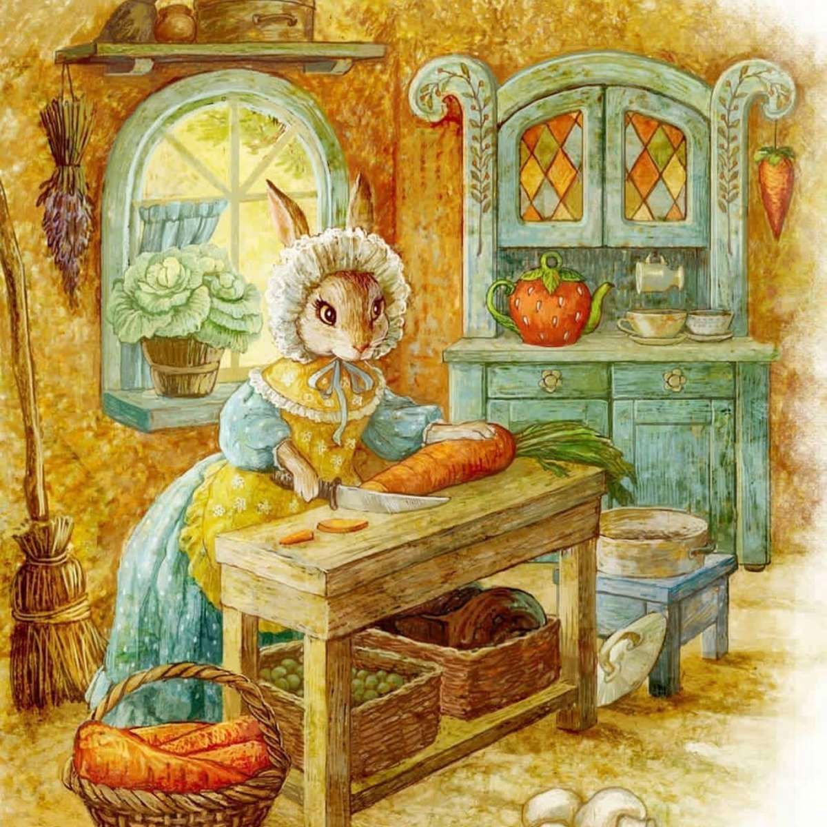 madame lapin cuisine puzzle en ligne