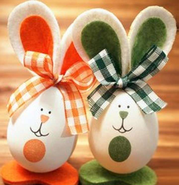 Dekorace z vyfouknutých vajec skládačky online