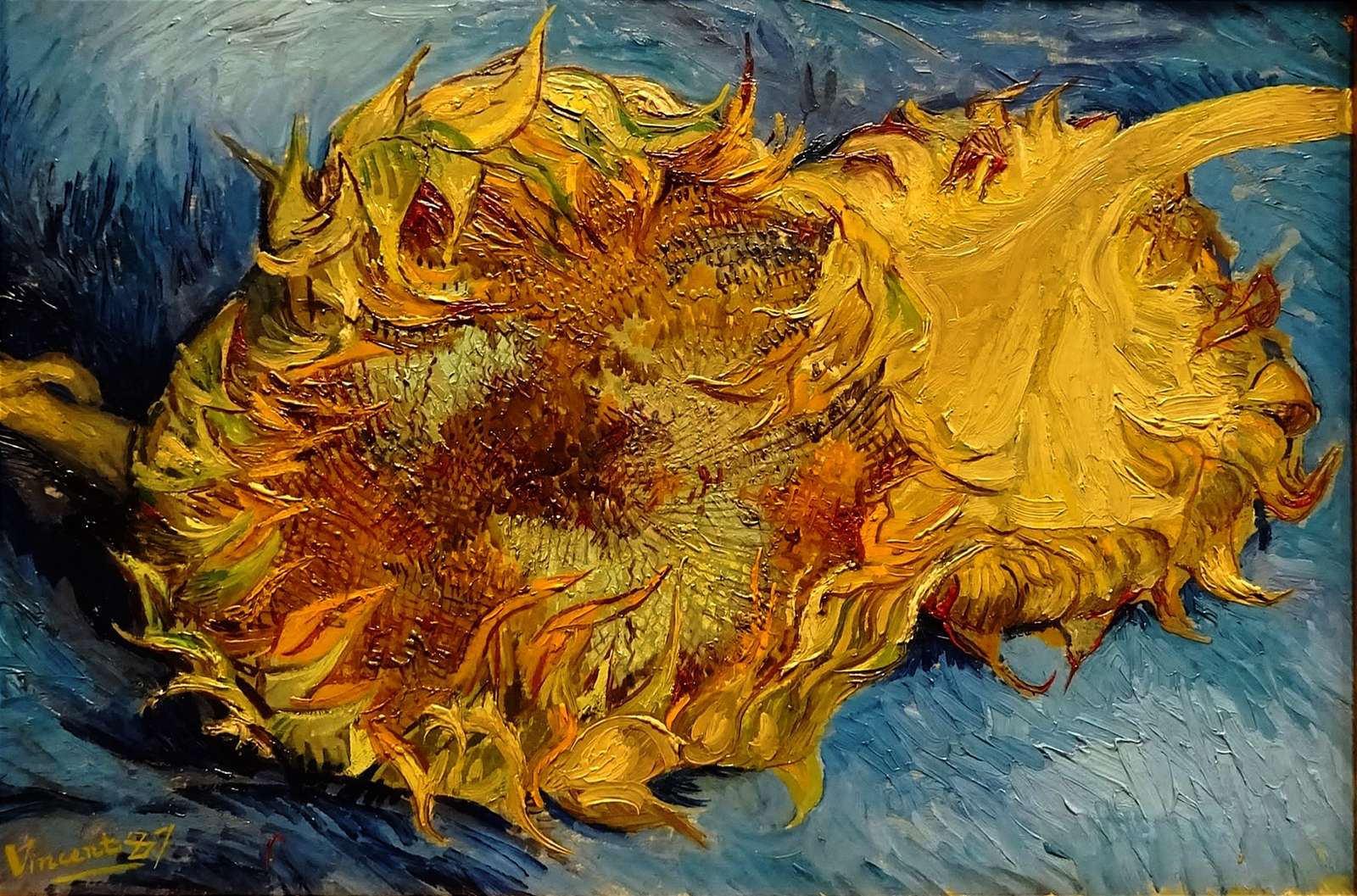 Zonnebloemen, Van Gogh legpuzzel online