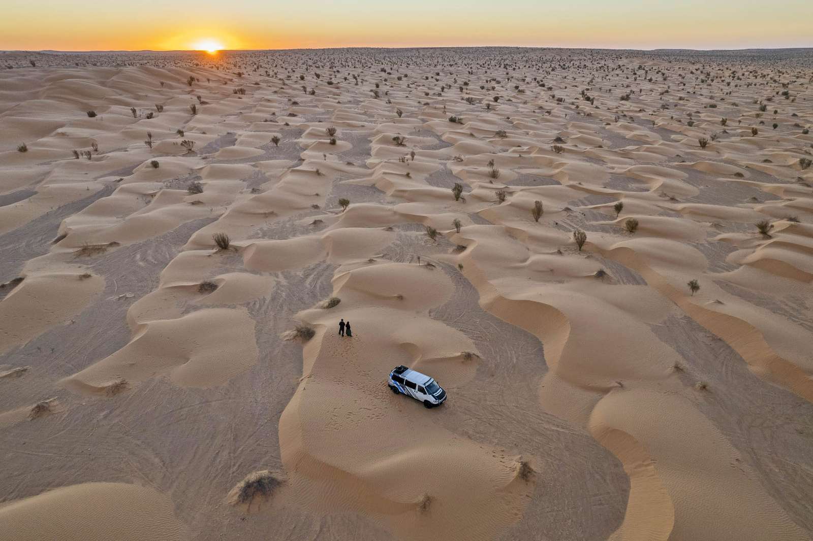 Sahara in Tunesië in Afrika legpuzzel online