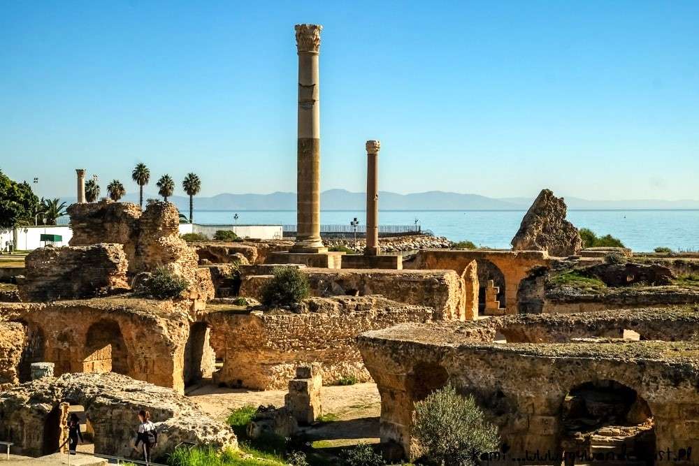 Carthago in Tunesië Afrika legpuzzel online