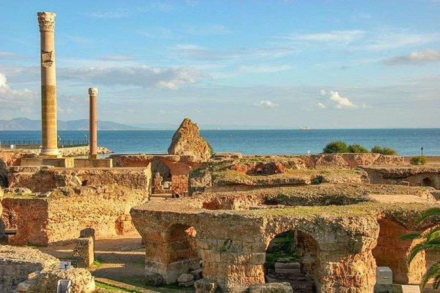 Carthage in Tunisia Africa online puzzle