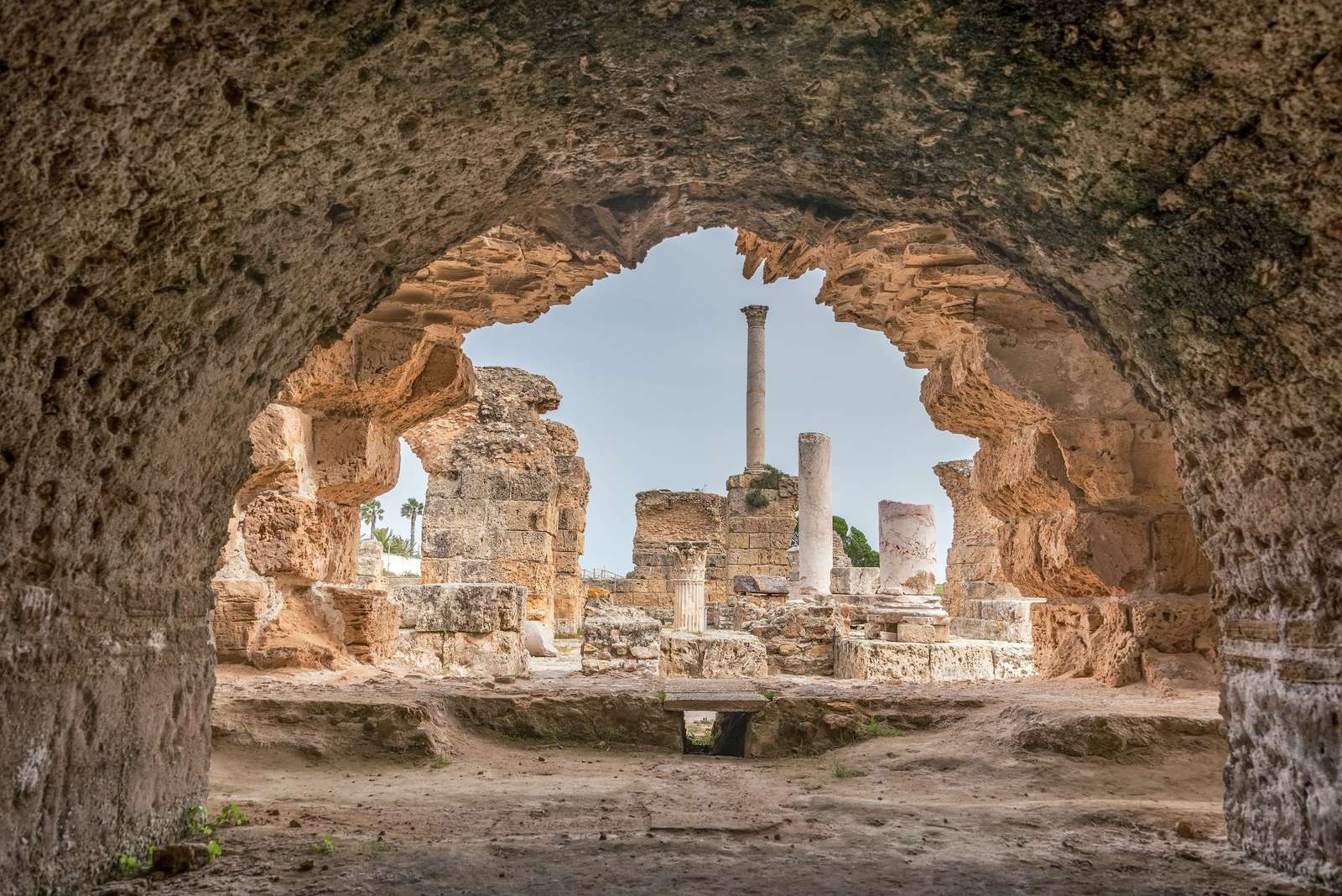 Carthage in Tunisia Africa jigsaw puzzle online